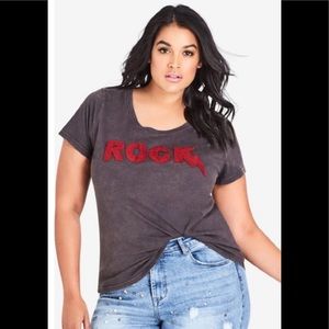 City Chic “Rock” Shirt